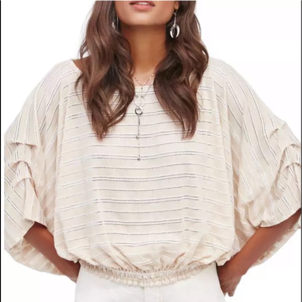Free People Azalea Eyelet Top